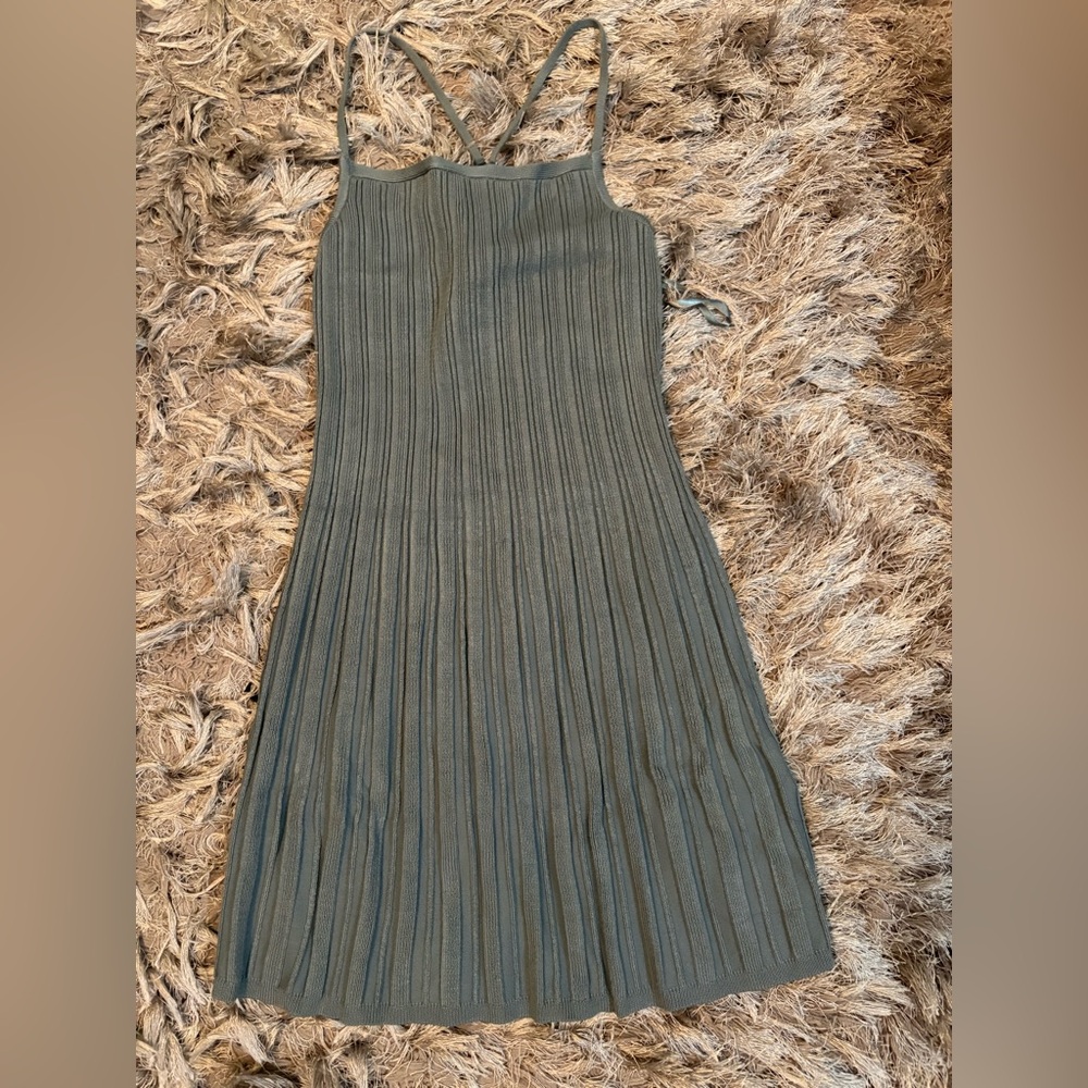 Abercrombie & Fitch Olive Maxi Dress